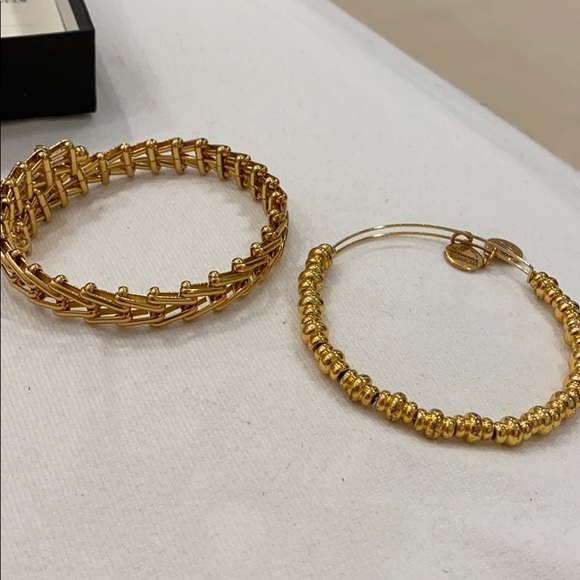 Alex and Ani Gold Bracelets - Picture 6 of 8